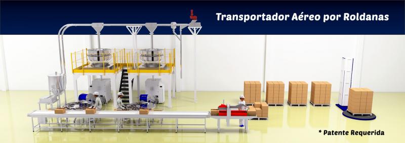 A nossa empresa fornece o equipamento ideal para o transporte automatizado